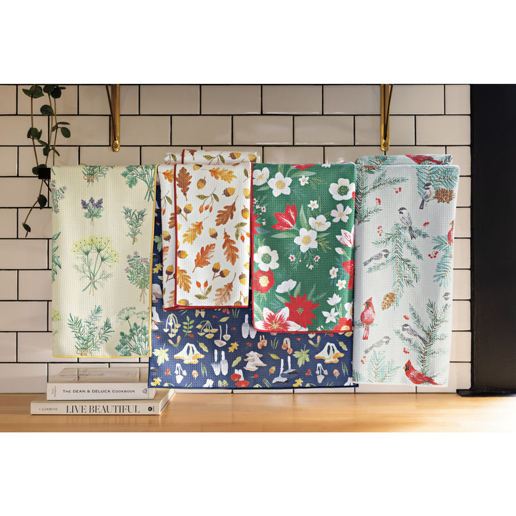 Amaryllis Christmas Recycled Microfibre Dishtowel