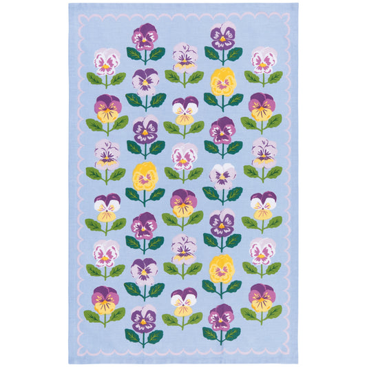 Pansy Dishtowel
