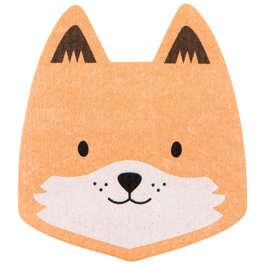 Fox Shaped Swedish Dishcloth