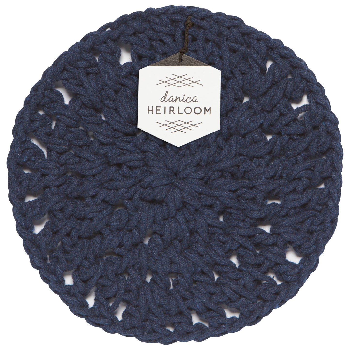 Midnight Blue Knotted Trivet