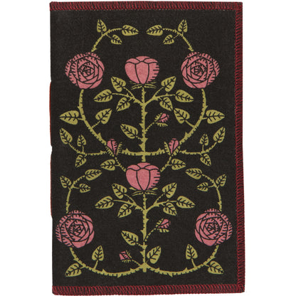 Rose Briar Printed Fabric Cover Notebook