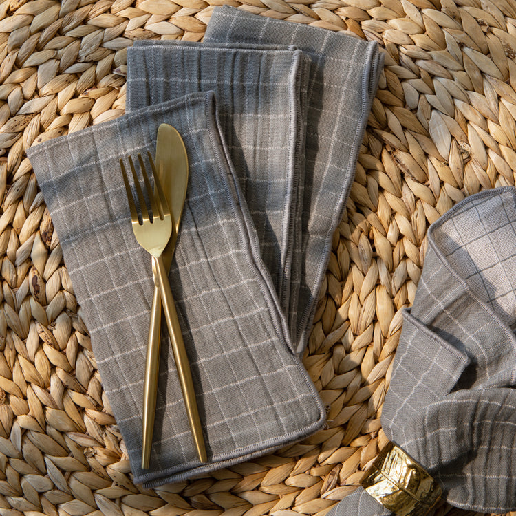 Shadow Double Weave Napkins Set of 4