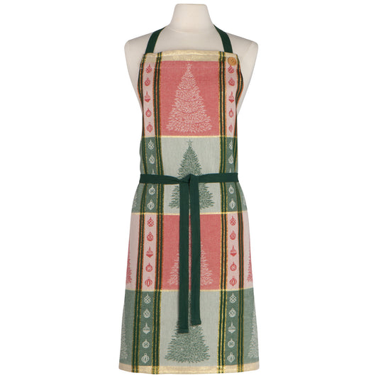 Festive Fir Jacquard Christmas Apron