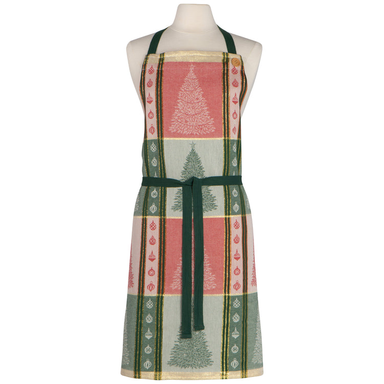 Festive Fir Jacquard Christmas Apron