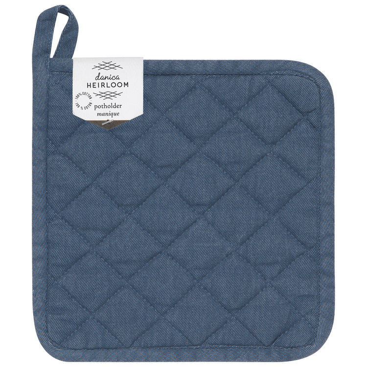 Midnight Blue Stonewash Potholder