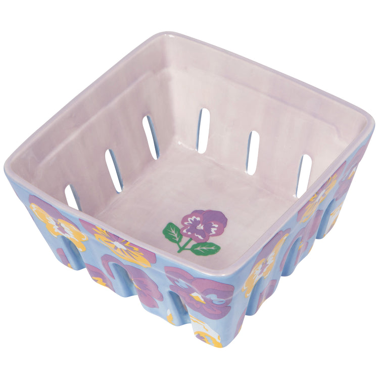 Pansy Berry Basket Large