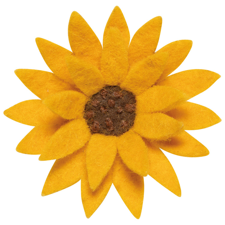 Sunflower Splendor Felt Napkin Ring