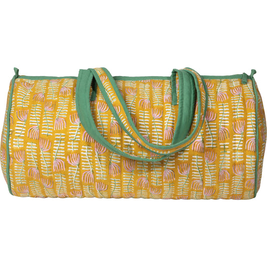 Venus Block Print Weekender Bag