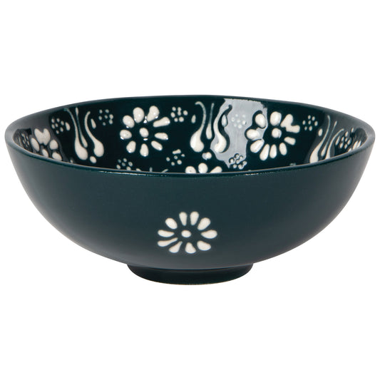 Hand-painted Turkish Bowl 5 inch - Evani Forest