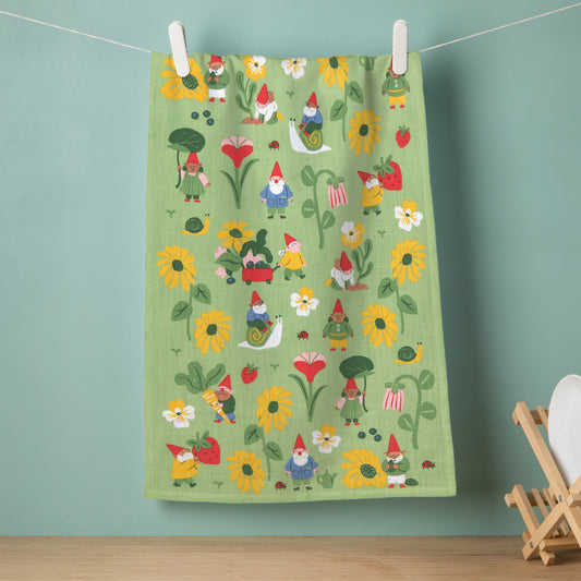 Gnome Grown Dishtowel