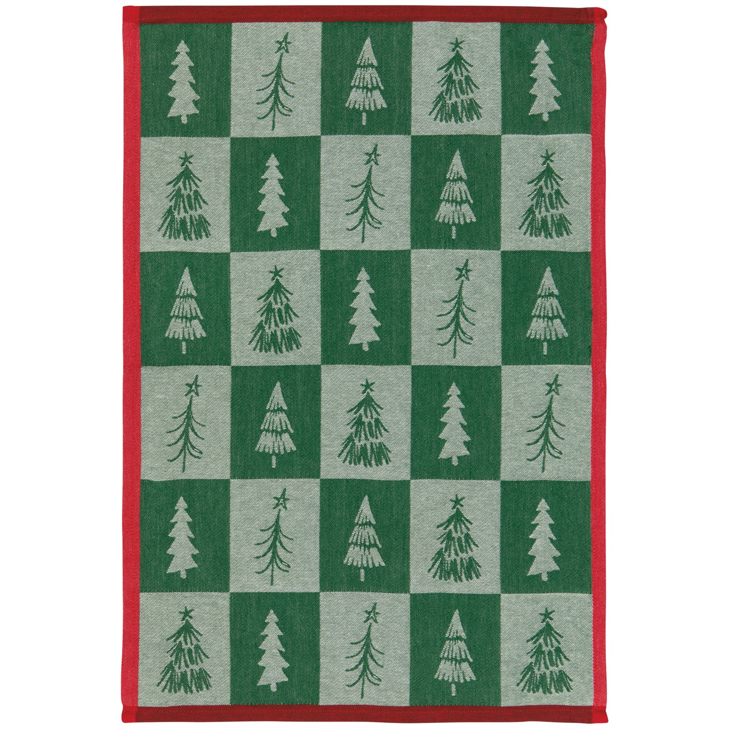 Christmas Tree Jacquard Dishtowel