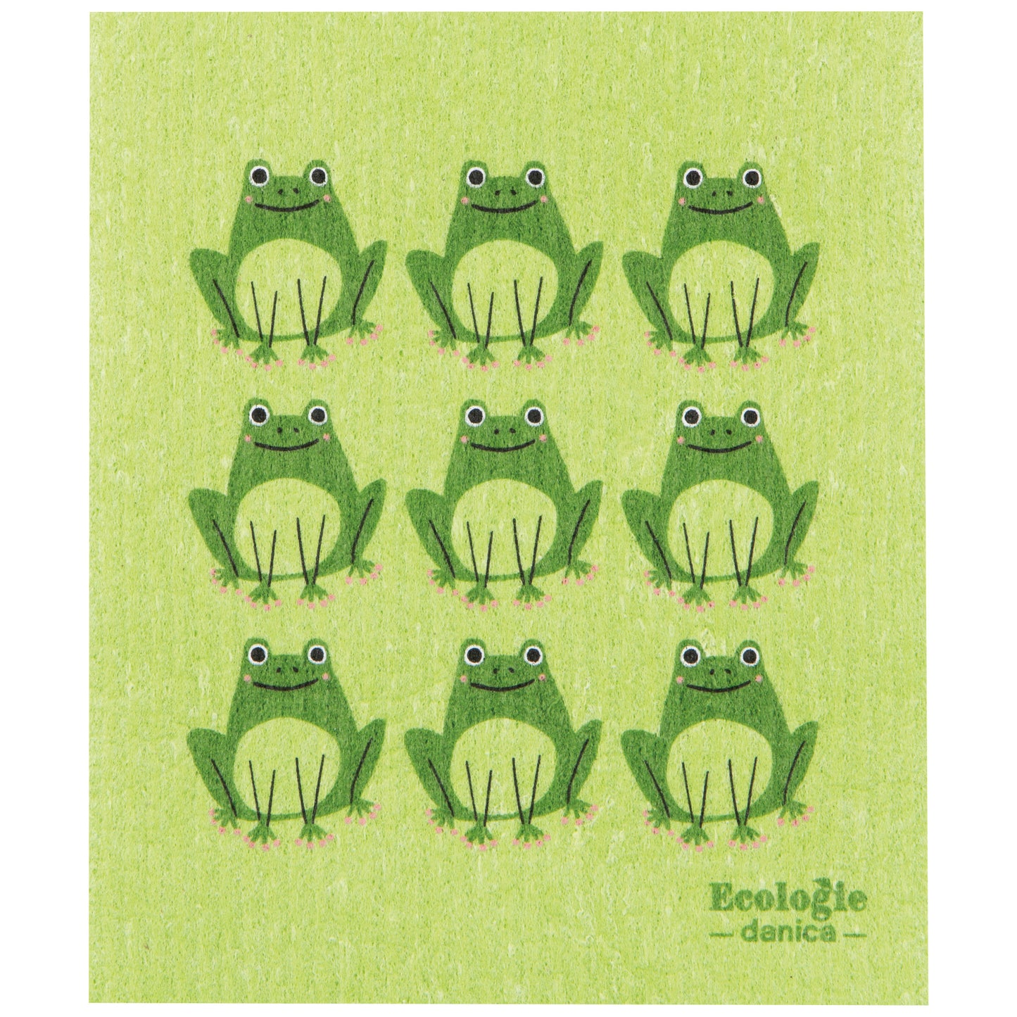 Ribbit Swedish Dishcloth