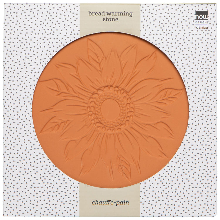Sunflower Splendor Terracotta Bread Warming Stone
