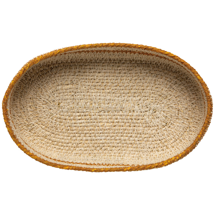 Linear Seagrass Oval Tray