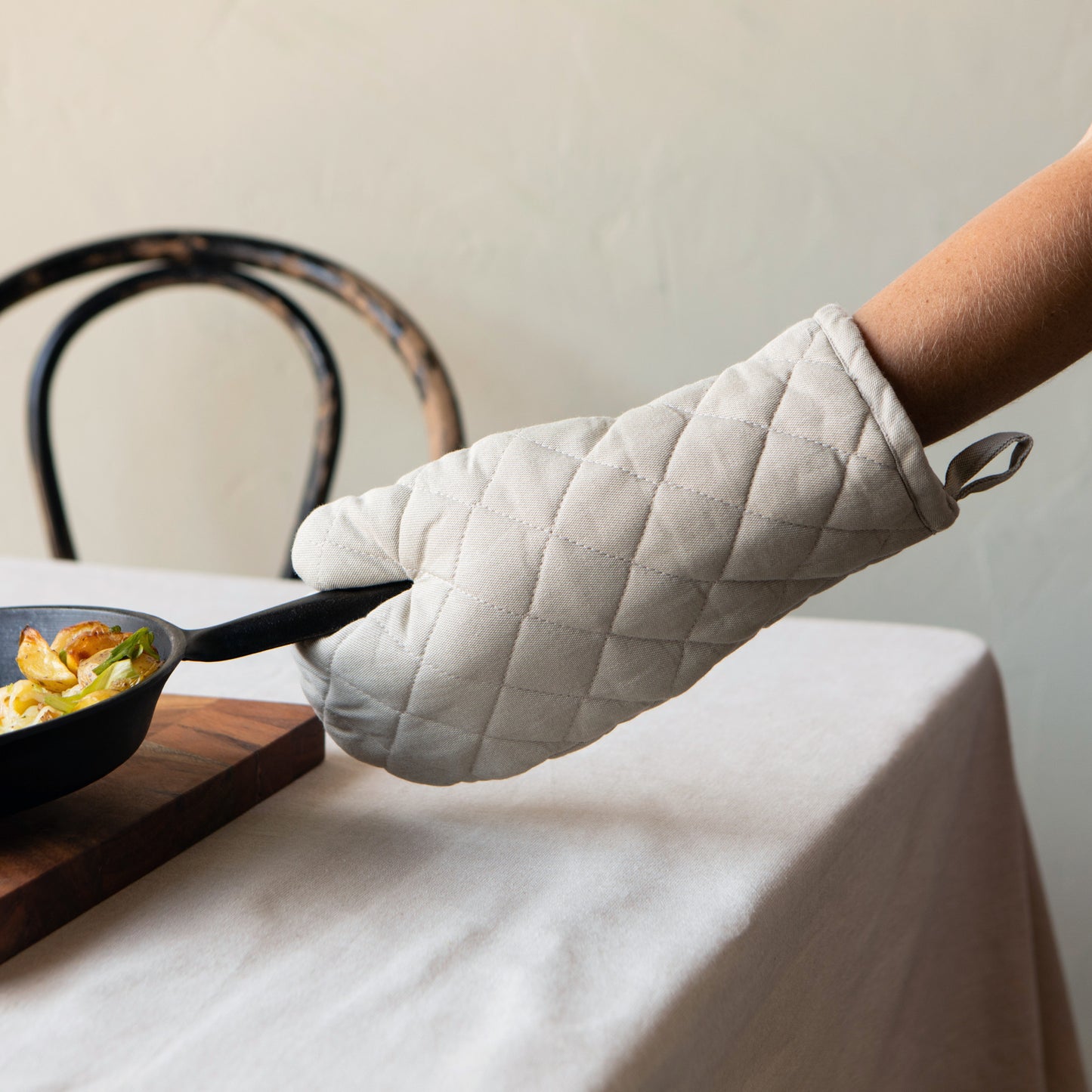 Dove Gray Stonewash Oven Mitt
