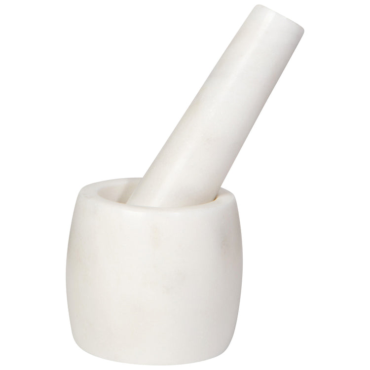 White Marble Mortar and Pestle Small