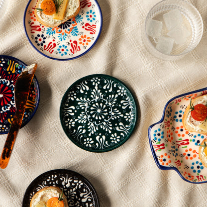 Hand-painted Turkish Dish - Evani Forest