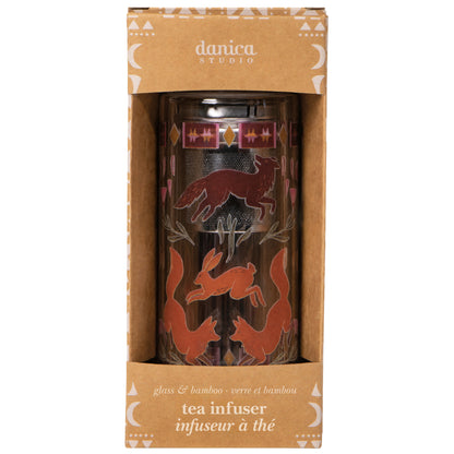 Folktale Glass Tea Infuser Bottle