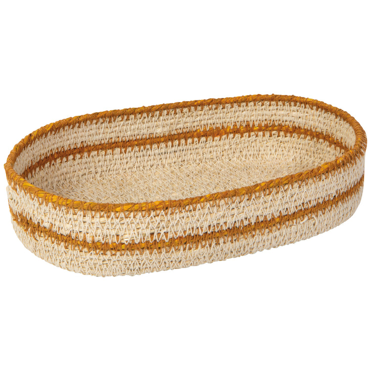 Linear Seagrass Oval Tray
