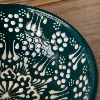 Hand-painted Turkish Bowl 5 inch - Evani Forest