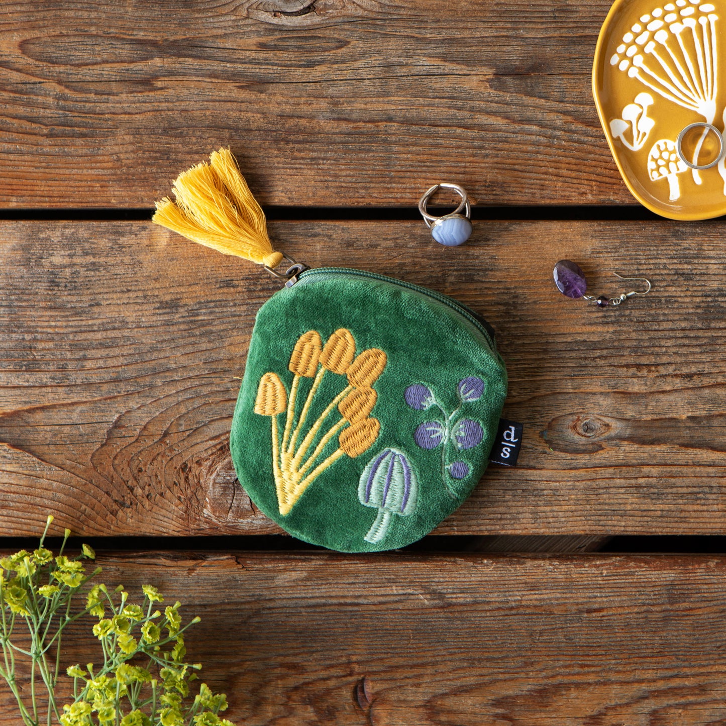 Wildgrove Embroidered Coin Purse