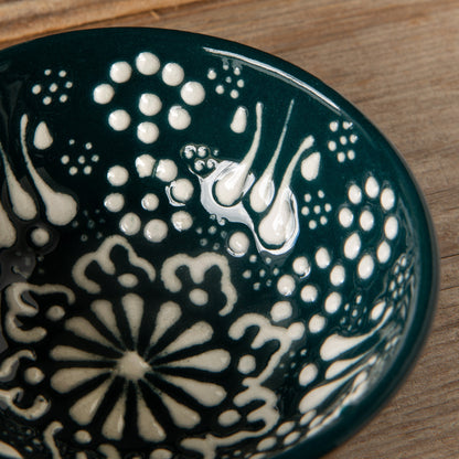 Hand-painted Turkish Bowl 3.5 inch - Evani Forest