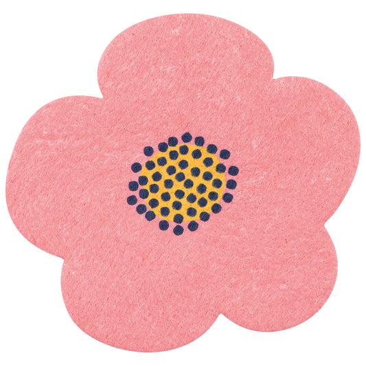 Poppy Shaped Swedish Dishcloth