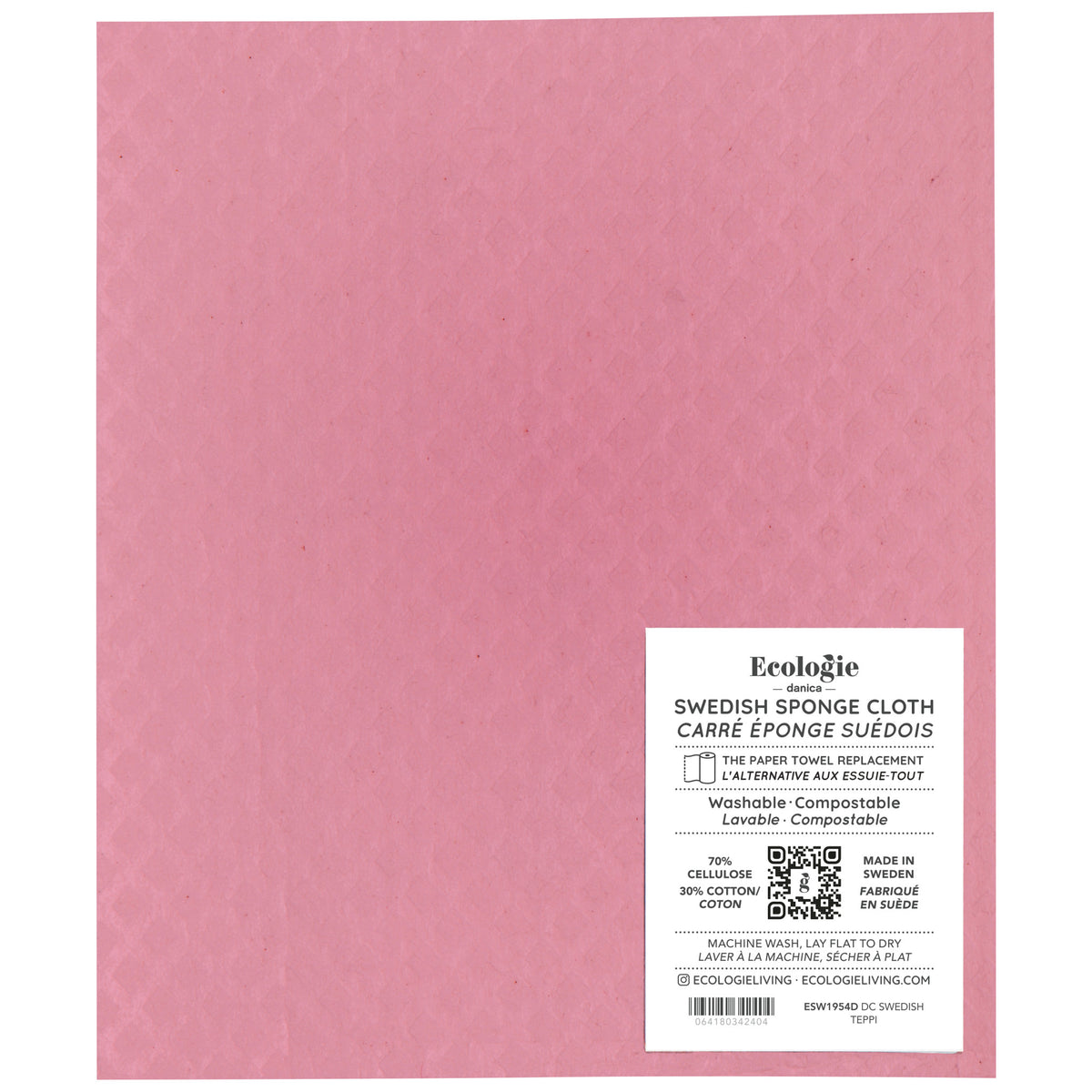Heart Shaped Swedish Dishcloth