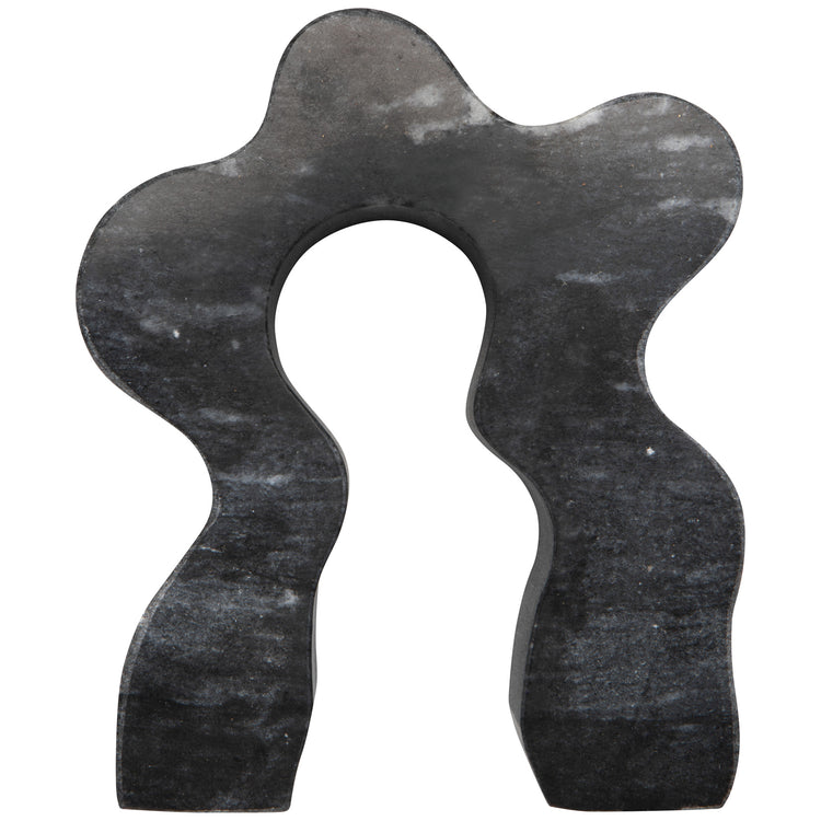 Wave Marble Bookend