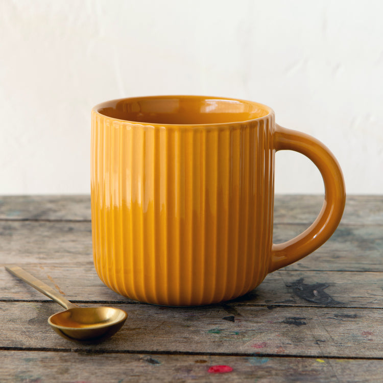 Fluted Mug - Saffron