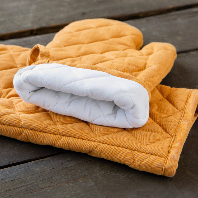 Ochre Stonewash Oven Mitt