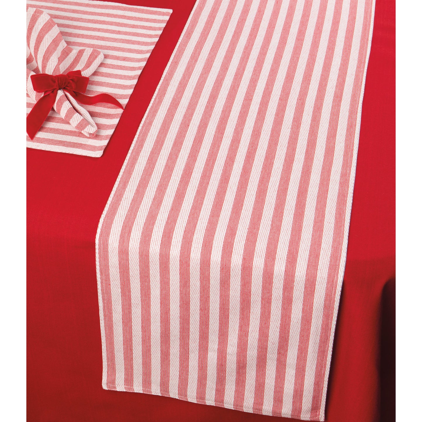 Peppermint Stripe Table Runner