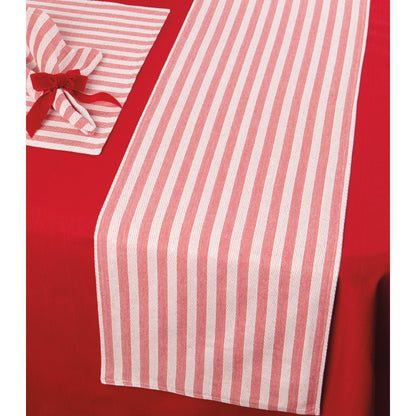 Peppermint Stripe Table Runner