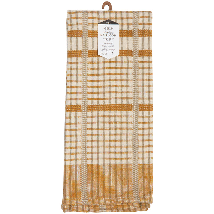Saffron Finley Check Dishtowels Set of 2