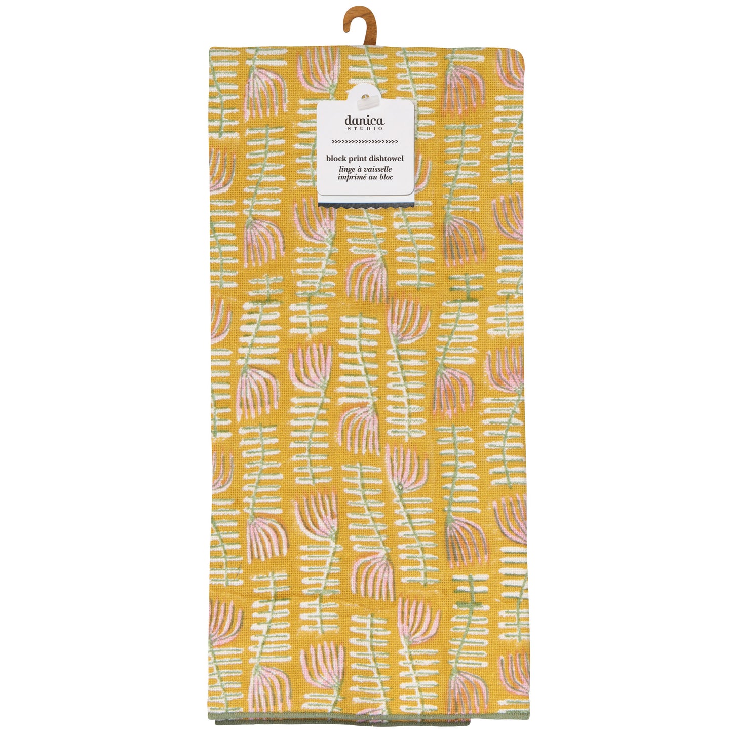 Venus Block Print Dishtowel