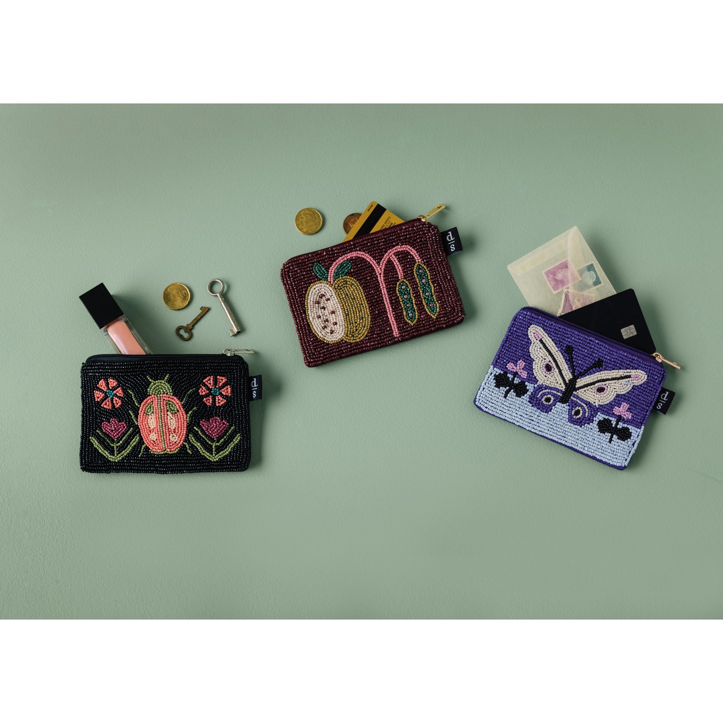 Aurora Beaded Pouch