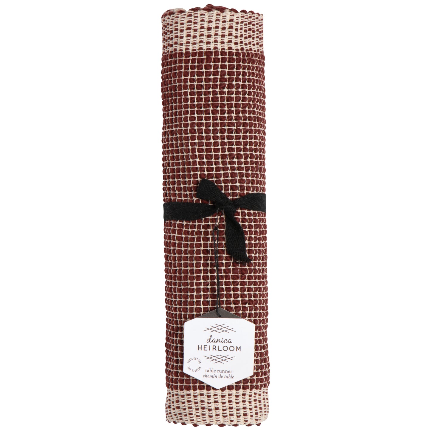 Lattice Table Runner - Garnet