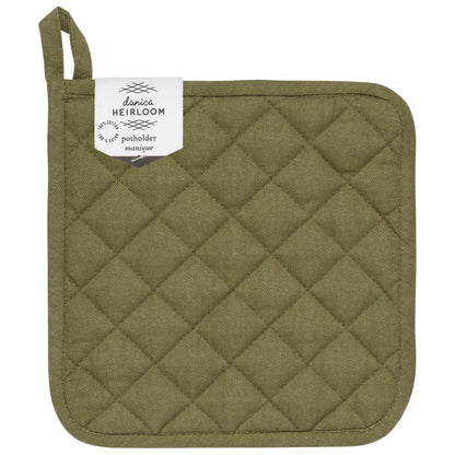 Olive Branch Stonewash Potholder