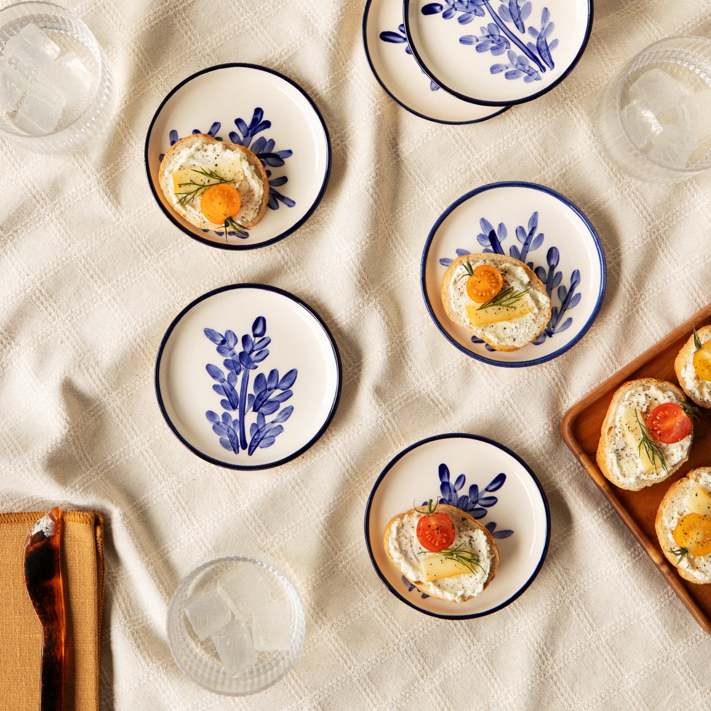 Floren Hand-painted Turkish Appetizer Plate 4.75 inch