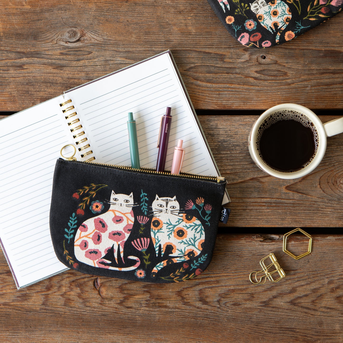 Catbloom Small Zipper Pouch
