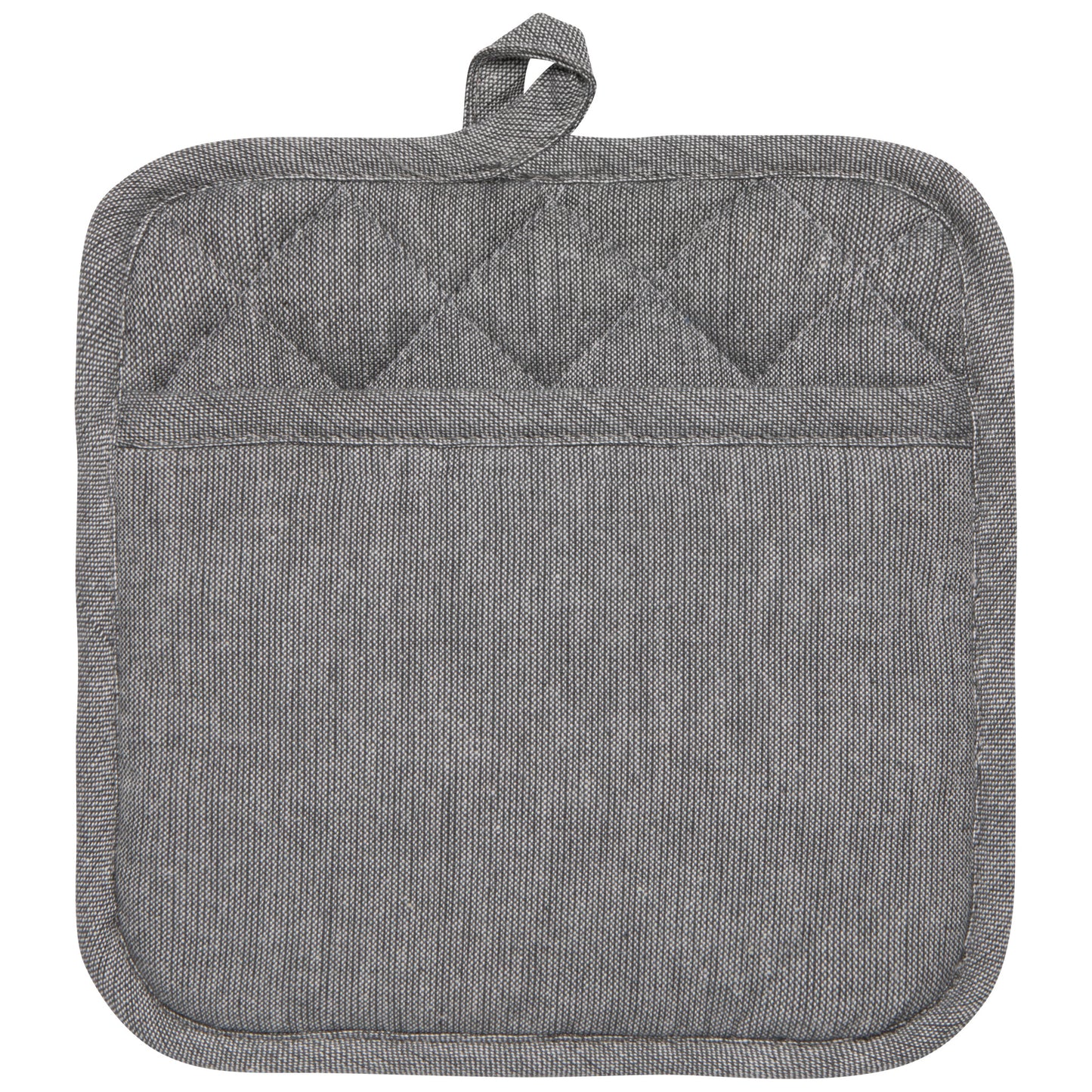 Slate Silicone-Cotton Pocket Potholder