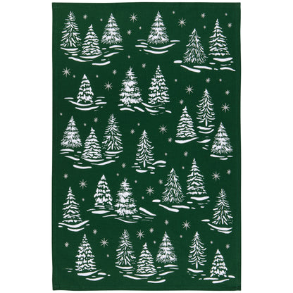 Winter Frost Christmas Dishtowel