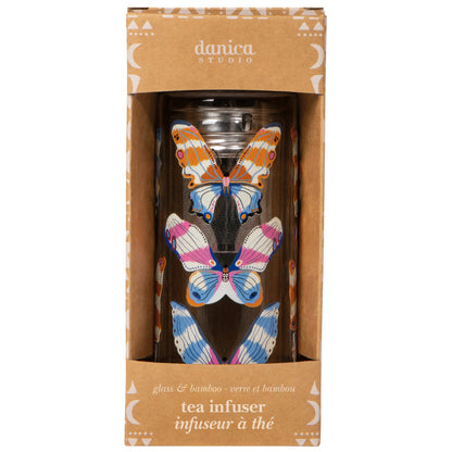 Aurora Glass Tea Infuser Bottle