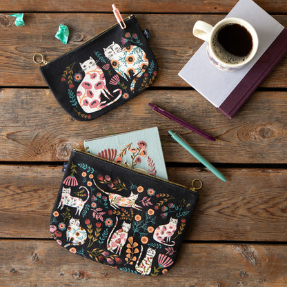 Catbloom Large Zipper Pouch