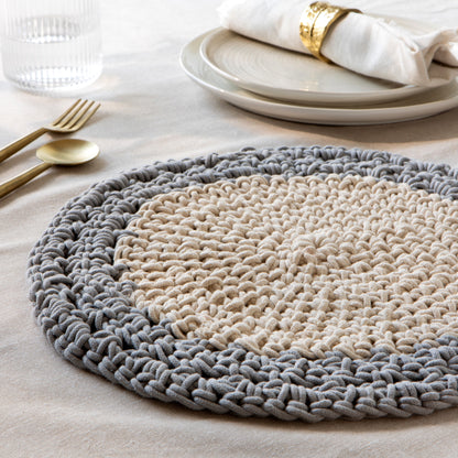 Shadow Aura Hand-Knotted Placemat