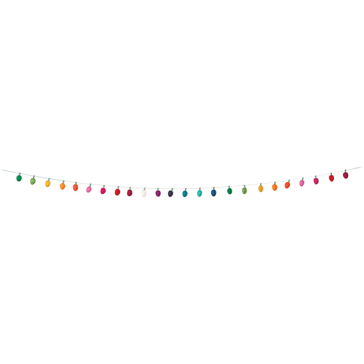 Spirits Bright Christmas Felt Garland