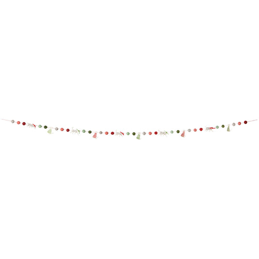 Cats Christmas Felt Garland