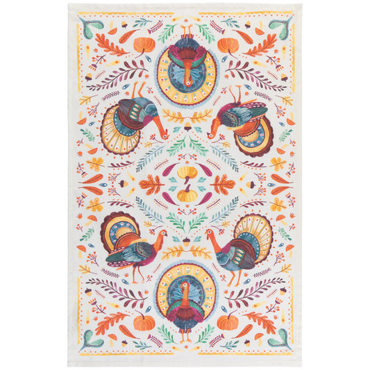 Autumn Plenty Thanksgiving Dishtowel