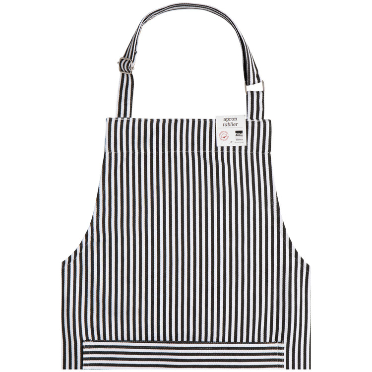 Narrow Black Stripe Chef Apron