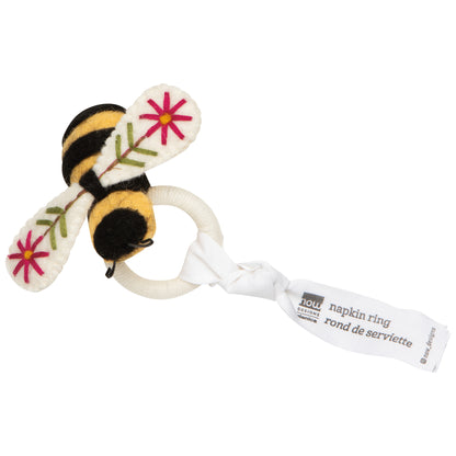 Bee Garden Felt Napkin Ring